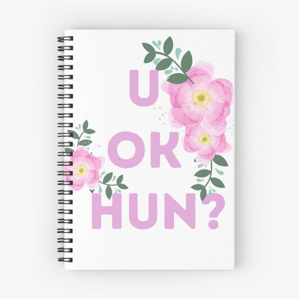 Item preview, U ok Hun? Floral Quote designed and sold by Pandoras-Boxx.