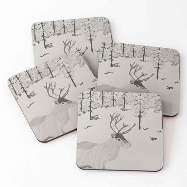 Item preview, Reindeer In Snow designed and sold by nandinis1.