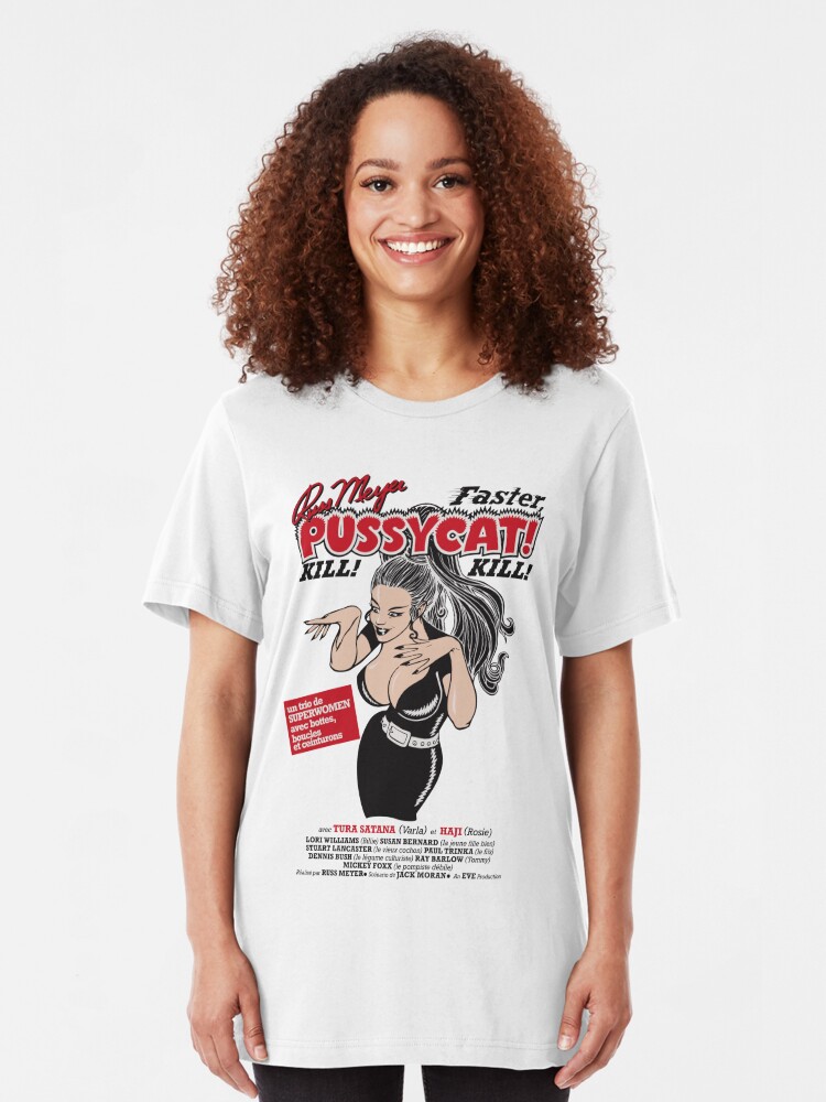 Faster Pussycat Kill Kill Vintage Movie Poster T Shirt By 91design Redbubble 