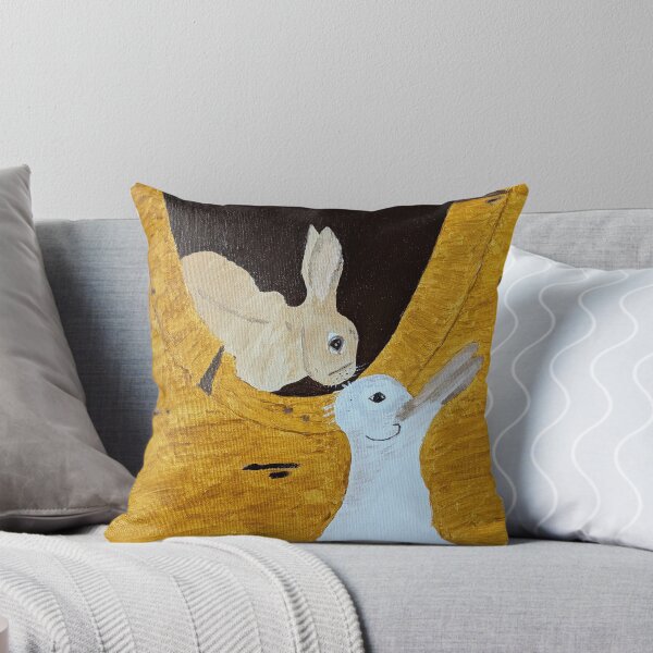 Item preview, Bunnies In Treehole Print designed and sold by nandinis1.