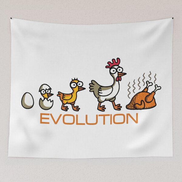 Item preview, Chicken Evolution designed and sold by DefSlumber.