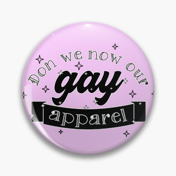 Artikelvorschau, Don We Now Unsere Homosexuell Kleidung Text Art (B + W auf zartem Rosa) entworfen und verkauft von dysperdis.