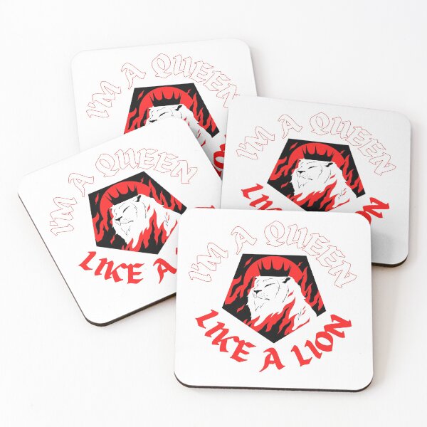 Item preview, (G)I-DLE Lion lyrics I'm a queen like a lion (KPOP Girlgroup) Red Ver. designed and sold by artFromPi.