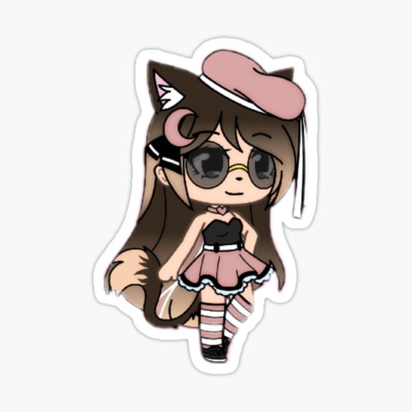 Cute Anime Girl - Gacha Edit Sticker for Sale by BambooBanana