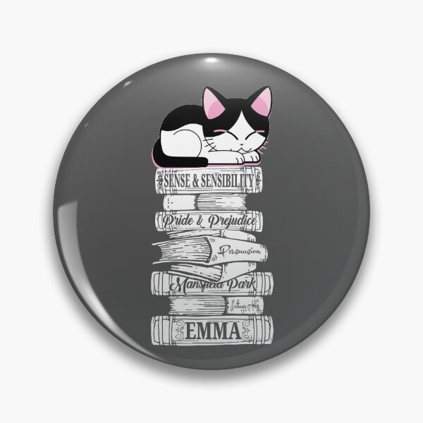 Item preview, Jane Austen Cat Kitten Book Club Mr. Darcy Fans Literary Quotes Gifts designed and sold by TopTeeShop.