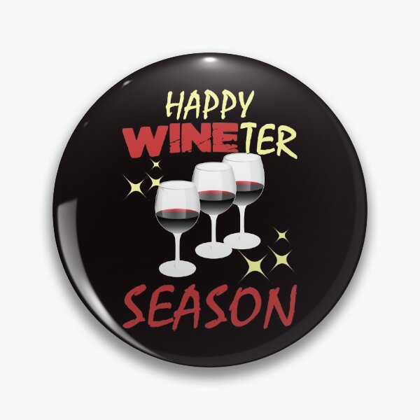 Item preview, Happy Wineter Season - Funny Glass Of Wine Gift Ideas  designed and sold by leo121687.