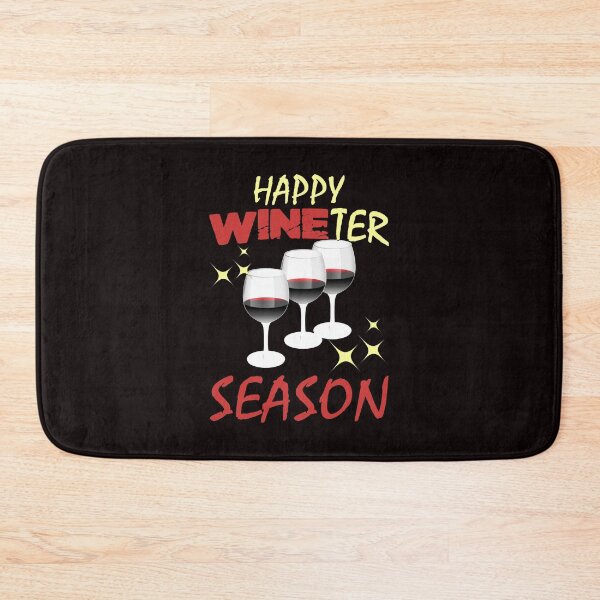 Item preview, Happy Wineter Season - Funny Glass Of Wine Gift Ideas  designed and sold by leo121687.