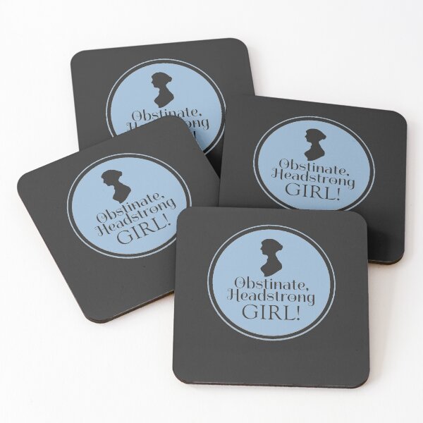 Item preview, Jane Austen Book Club Obstinate Headstrong Girl Literary Quotes  designed and sold by TopTeeShop.