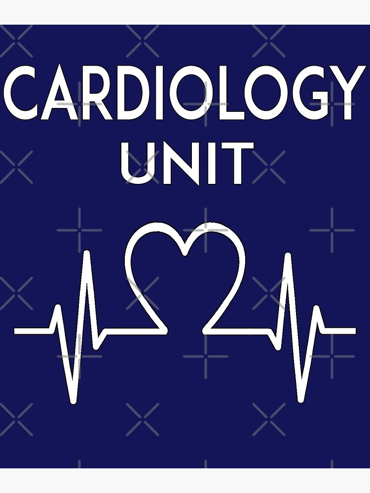 Cardiology team unit, hospital ward, healthcare staff Poster for Sale by  superpixus