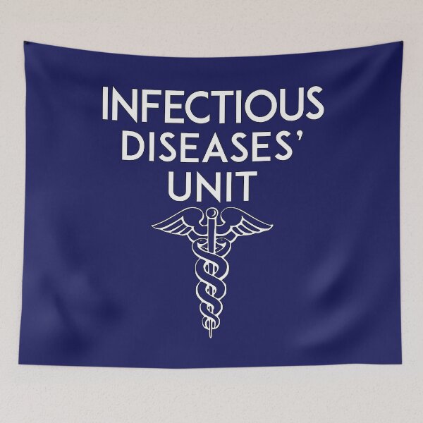 Item preview, Infectious diseases unit, hospital ward, healthcare staff designed and sold by superpixus.