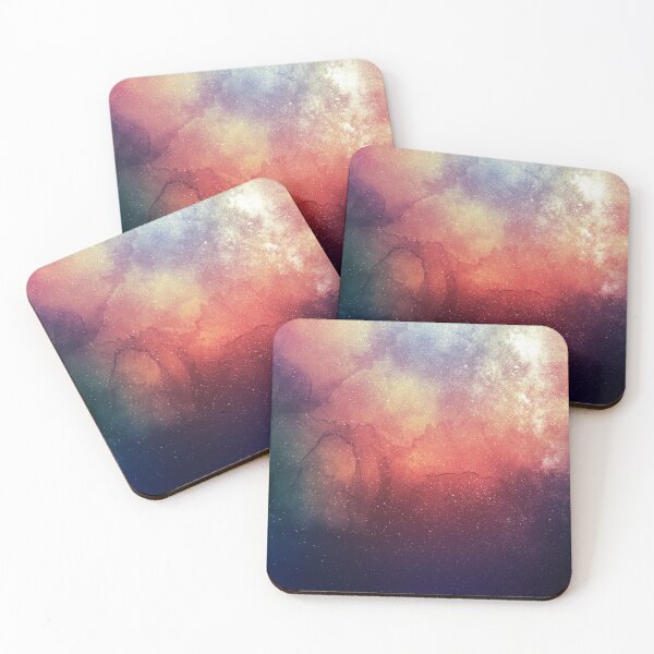 Item preview, Watercolor Heaven Abstract Galaxy Rainbow Pattern designed and sold by WOW TeesAndThings.