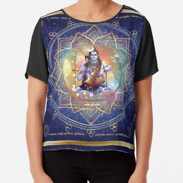 Shiva Mahamrityunjaya - Salud, Paz en la Vida y Prosperidad Blusa