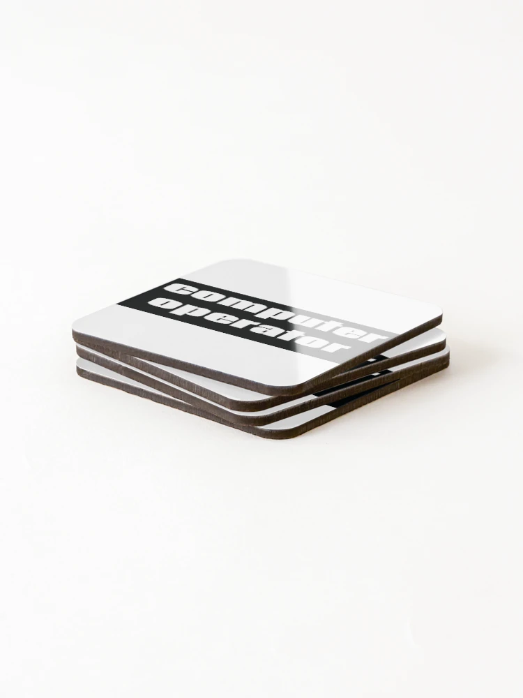 Thumbnail 4 of 5, Coasters (Set of 4), Computer Operator designed and sold by ProjectX23.