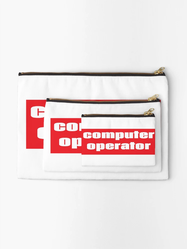 Thumbnail 2 of 4, Zipper Pouch, Computer Operator designed and sold by ProjectX23.