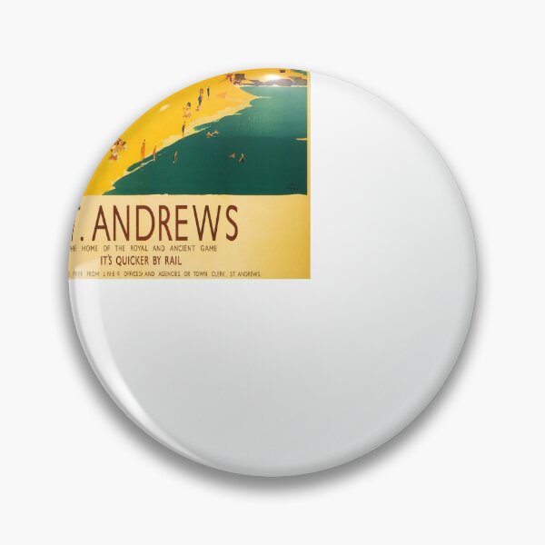 Item preview, retro iconic St Andrews designed and sold by CorasPosters.