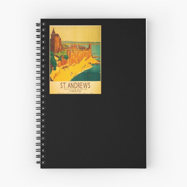 Item preview, retro iconic St Andrews designed and sold by CorasPosters.
