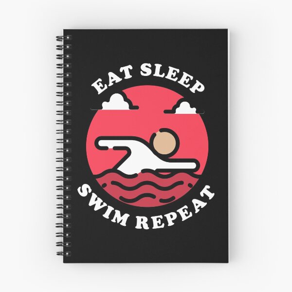 Item preview, Eat Sleep Swim Repeat designed and sold by vibrantyy.