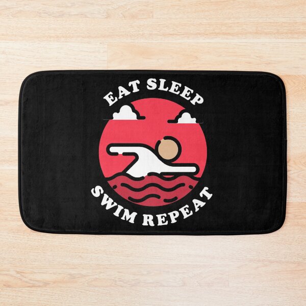 Item preview, Eat Sleep Swim Repeat designed and sold by vibrantyy.