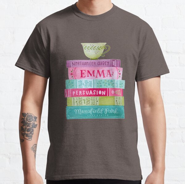 Funny Jane Austen Tea Party Book Club Fans Literary Gifts Classic T-Shirt