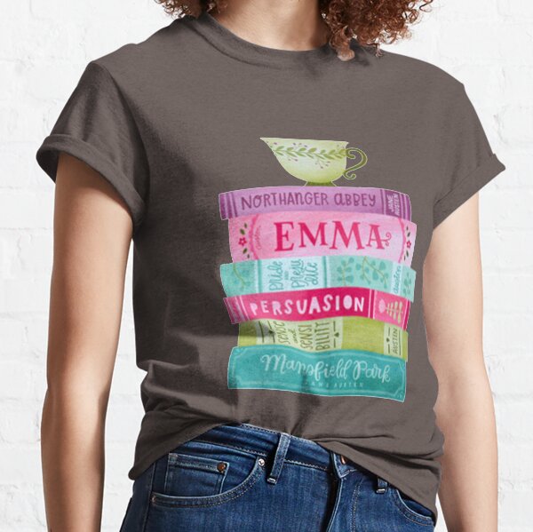 Drôle Jane Austen Tea Party Book Club Fans Cadeaux littéraires T-shirt classique