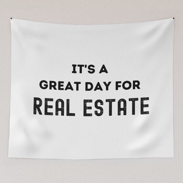 Item preview, it is great day for real estate designed and sold by FourNuns.