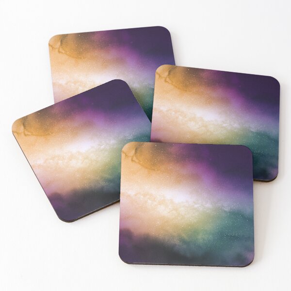 Item preview, Watercolor Heavenly Sky. Abstract Galaxy Rainbow Pattern designed and sold by WOW TeesAndThings.