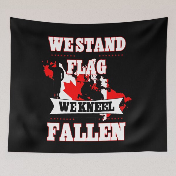 Item preview, Westand flag we kneel for the fallen designed and sold by Colleen206.