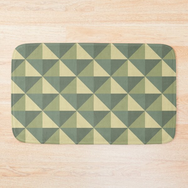 Item preview, Repeated geometric pattern with triangles in green military colors designed and sold by acidmit.
