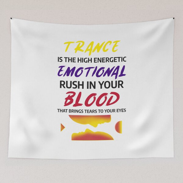 Item preview, Trance Is The High Energetic Emotional... designed and sold by TeesByMark.