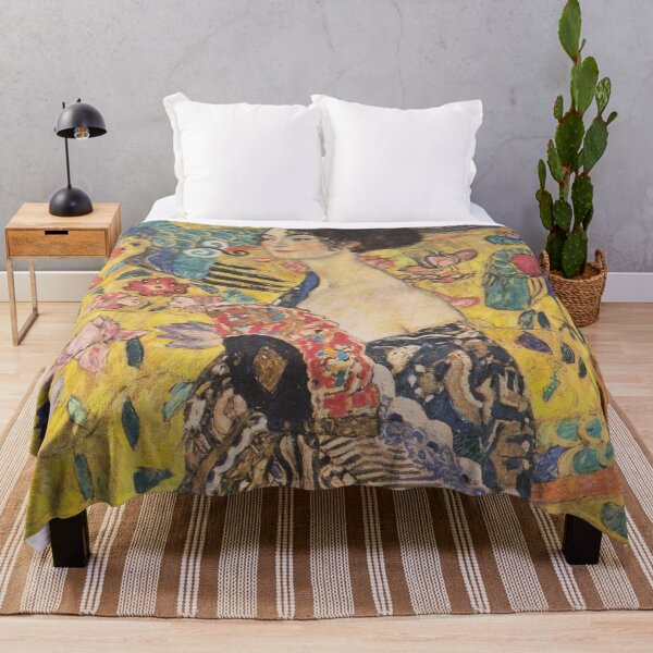 Item preview, Lady with a Fan - Gustav Klimt designed and sold by TemporaryArt.