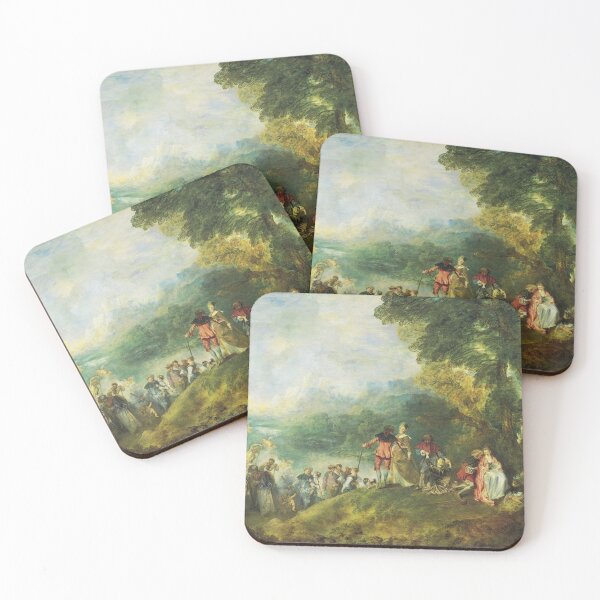 Item preview, Pilgrimage To Cythera - Antoine Watteau Classic Famous Art designed and sold by jfreedom.