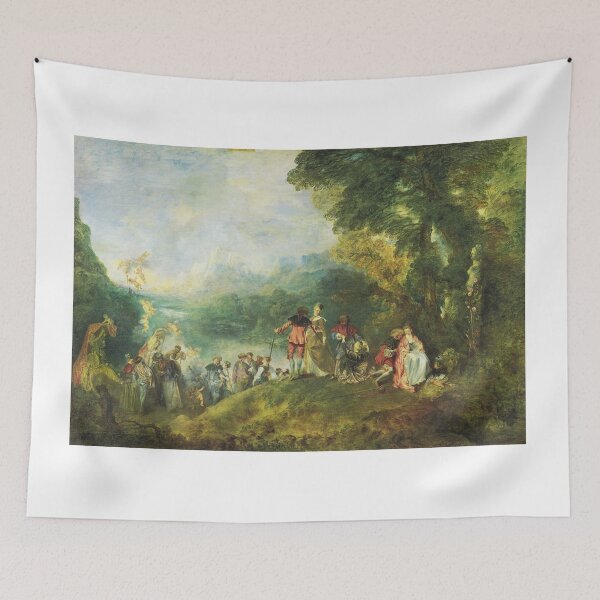 Item preview, Pilgrimage To Cythera - Antoine Watteau Classic Famous Art designed and sold by jfreedom.