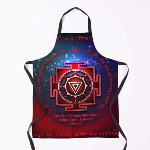 Item preview, Kali Yantra with the Great Fifteen-Syllable Mantra  designed and sold by art-by-angels.