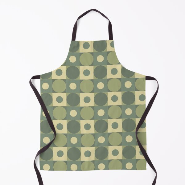 Item preview, Geometric pattern with circles in green military colors designed and sold by acidmit.