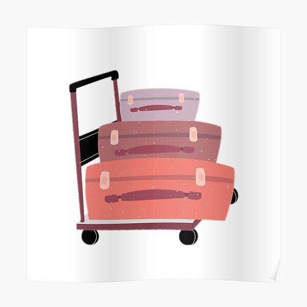 Bagages au quai 9 3-4 Poster