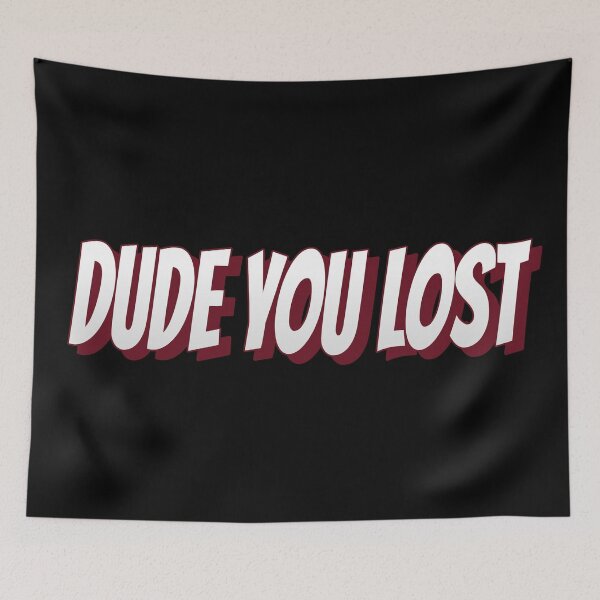 Item preview, DUDE YOU LOST - Goodbye Donald Trump Funny Shirt designed and sold by WordsmithNerd.