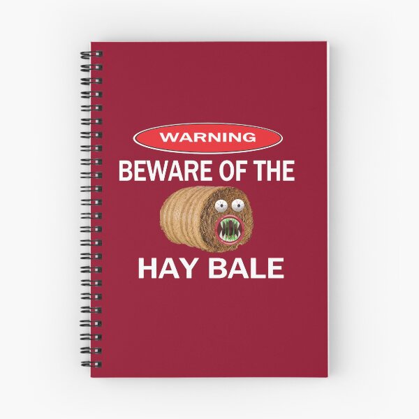 Item preview, BEWARE OF THE HAY BALE (RED) designed and sold by onemoormove.