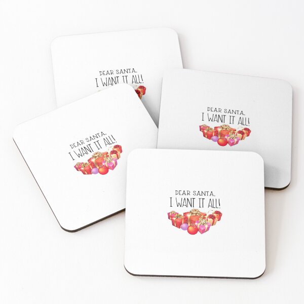 Item preview, dear santa i want it all designed and sold by PUNCH ME IN SHOP.
