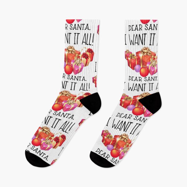 Item preview, dear santa i want it all designed and sold by PUNCH ME IN SHOP.