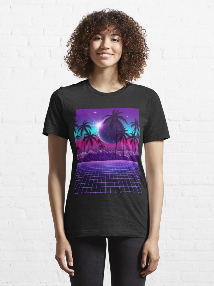 Twilight Retrowave Long Sleeve T Shirt by EDMproject