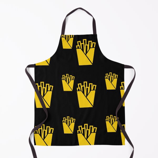 Item preview, French Fries Pattern Black Yellow2 designed and sold by kyds.