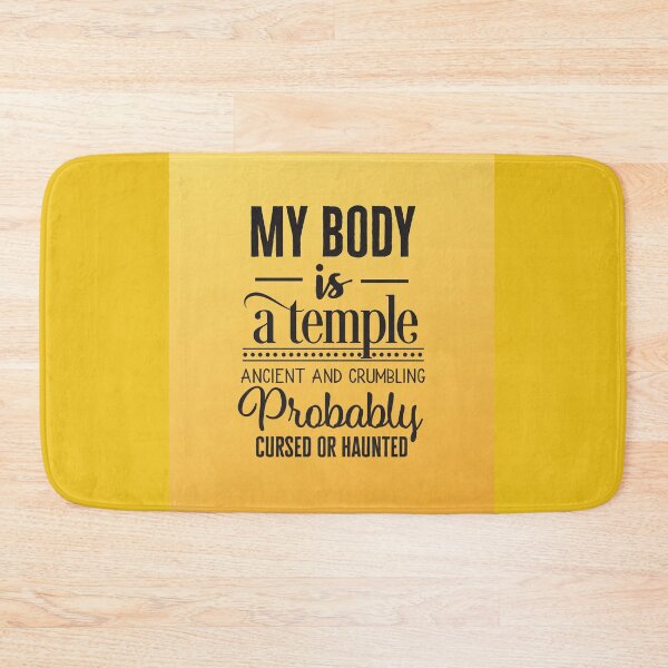 Item preview, My body is a temple ancient and crumbling designed and sold by Delicarte.