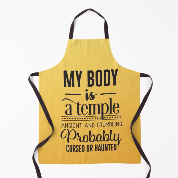 Item preview, My body is a temple ancient and crumbling designed and sold by Delicarte.