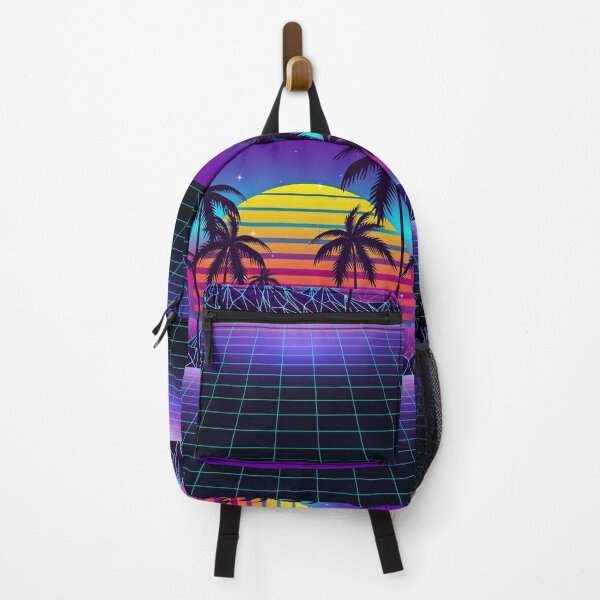 Radiant Sunset Synthwave Backpack