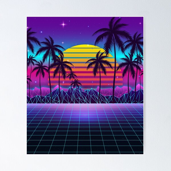 Item preview, Radiant Sunset Synthwave designed and sold by MaiZephyr.