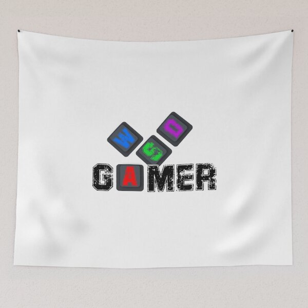 Item preview, Gamer With The W A S D Keys designed and sold by monica-mirt.