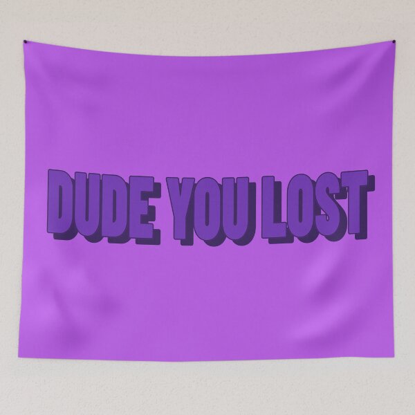 Item preview, DUDE YOU LOST - Goodbye Donald Trump Funny Shirt designed and sold by WordsmithNerd.