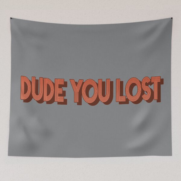 Item preview, DUDE YOU LOST - Goodbye Donald Trump Funny Shirt designed and sold by WordsmithNerd.