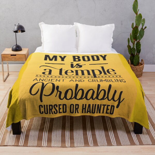 Item preview, My body is a temple ancient and crumbling designed and sold by Delicarte.