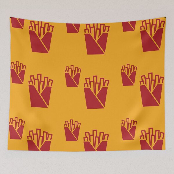 Item preview,  French Fries Pattern Red Yellow3 designed and sold by kyds.